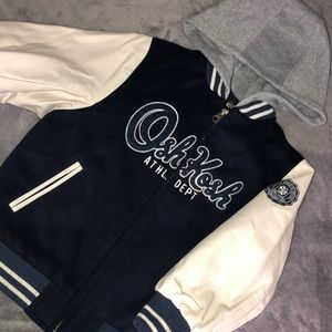 Kids Oshkosh varsity jacket